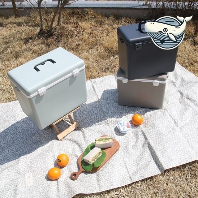 브라운 캠핑 보냉박스 다용도 아이스박스 야외용