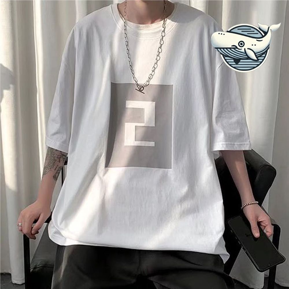 여름 남성 박스핏 흰색 티셔츠 캐주얼 데일리룩