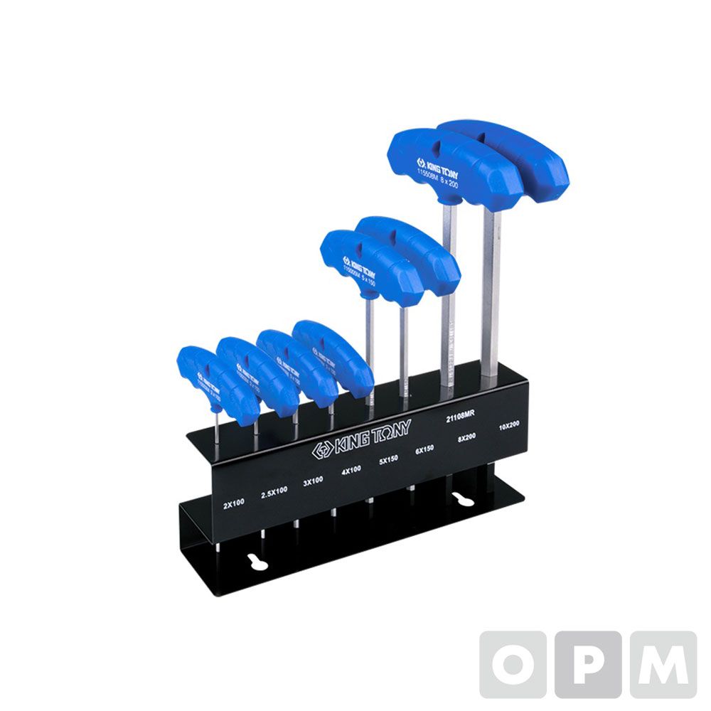 T형볼렌치 세트 8PC(2~10MM) 21108MR