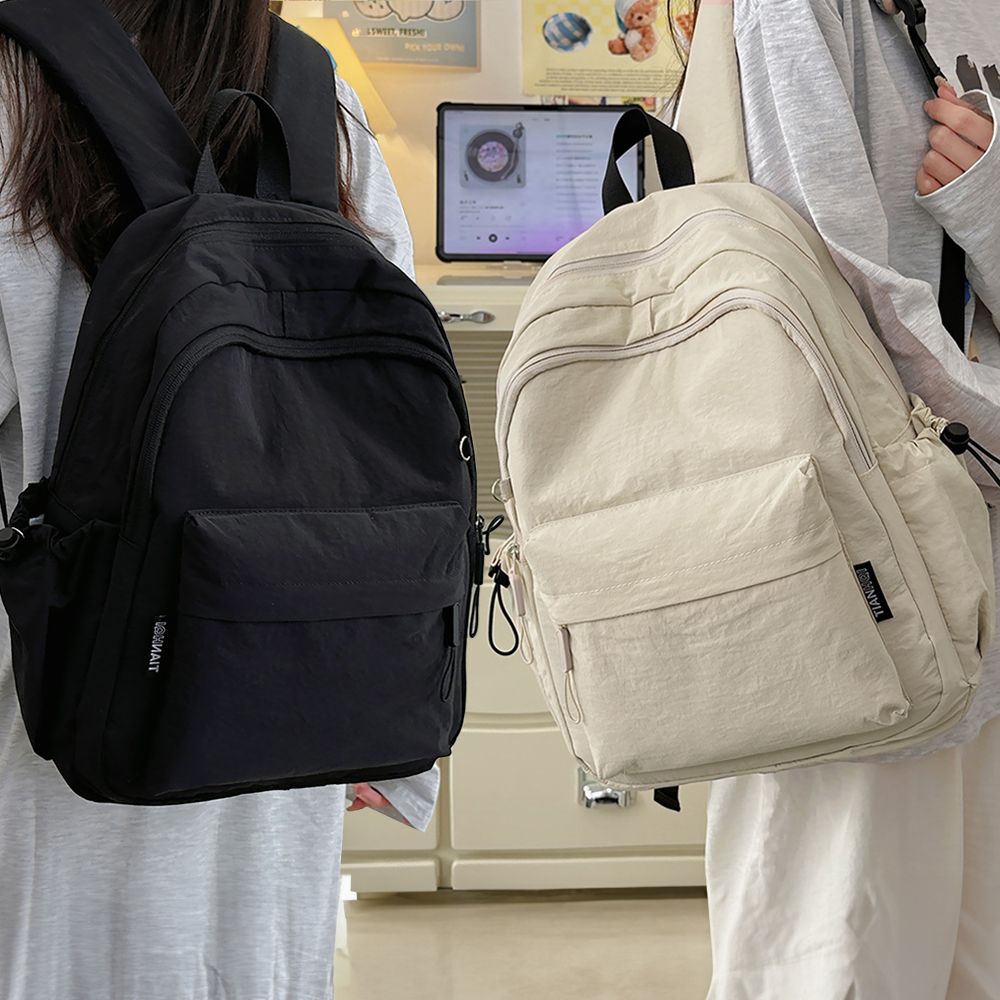 대학생 직장인 데일리 무지 백팩 여자 가방