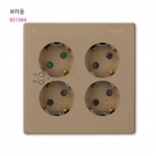 V) 대기전력 자동차단 콘센트 4구 (대기1+상시3) 브