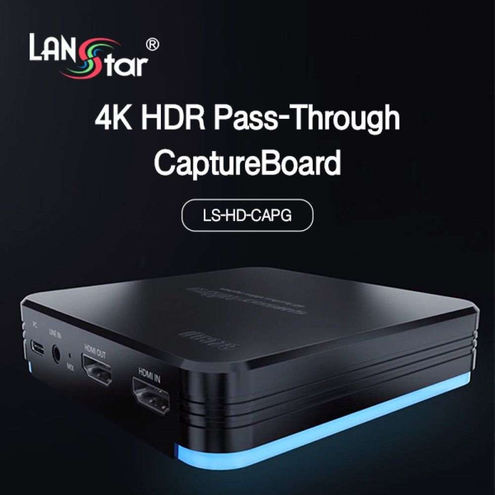 HDMI 외장형 캡쳐보드 영상 녹화 4K 60hz PassJSThrou