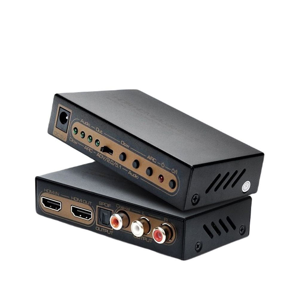 HDMI 오디오 컨버터 HDMI 2RCA SPDIF Coaxial 4K 60H