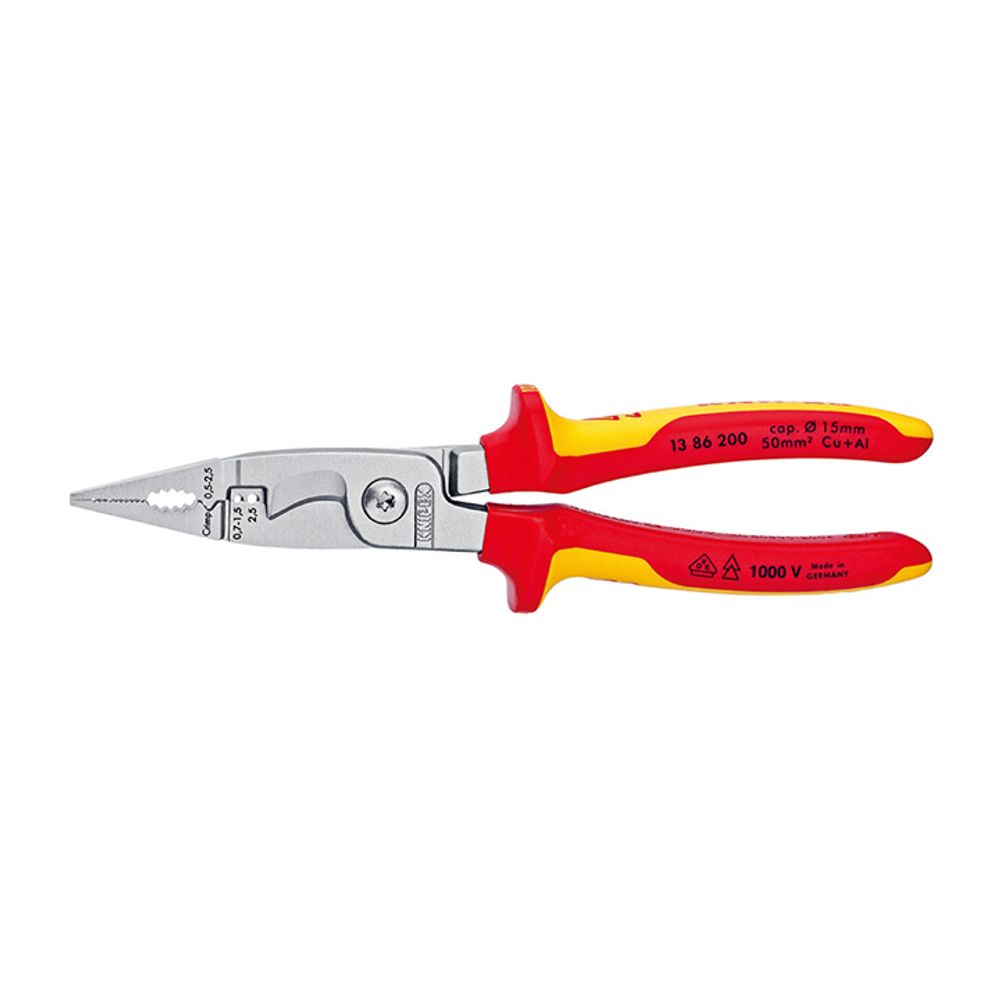 KNIPEX 플라이어(만능절연)_13-86-200SB