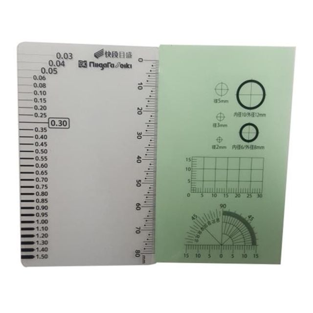 크렉 게이지 CM-CKD 0.03-1.5mm 55x91mm 1g