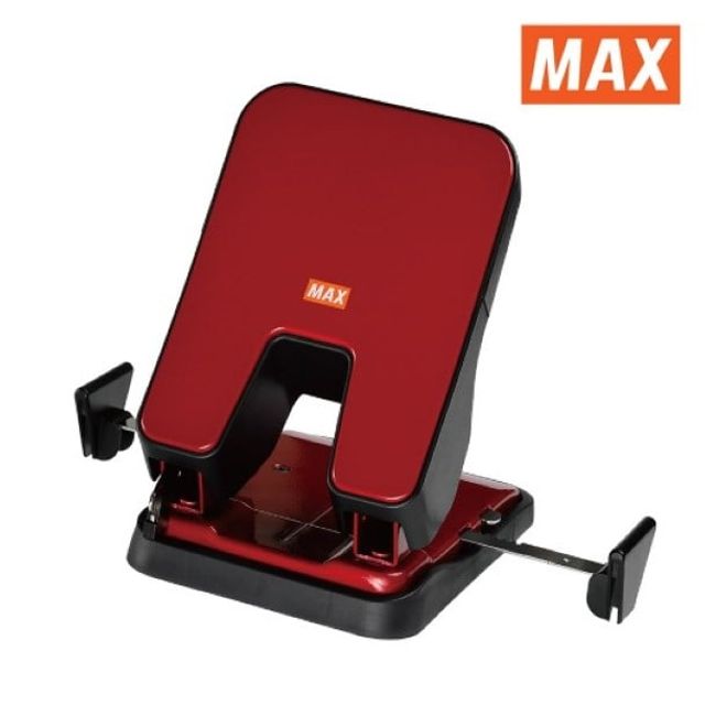 MAX 맥스 2공 펀치 DP-50T 80mm 레드 펀칭기 타공기