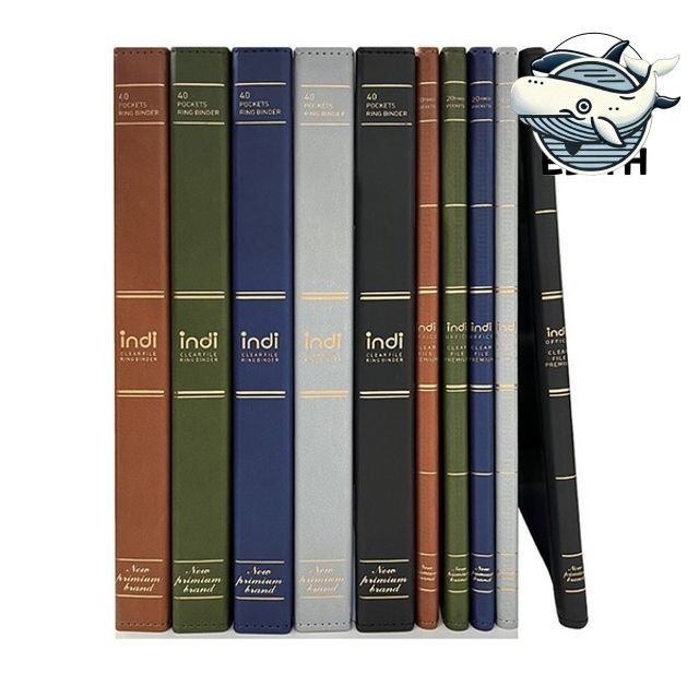 올리브 색상 A4 링클리어화일 40P 정리용
