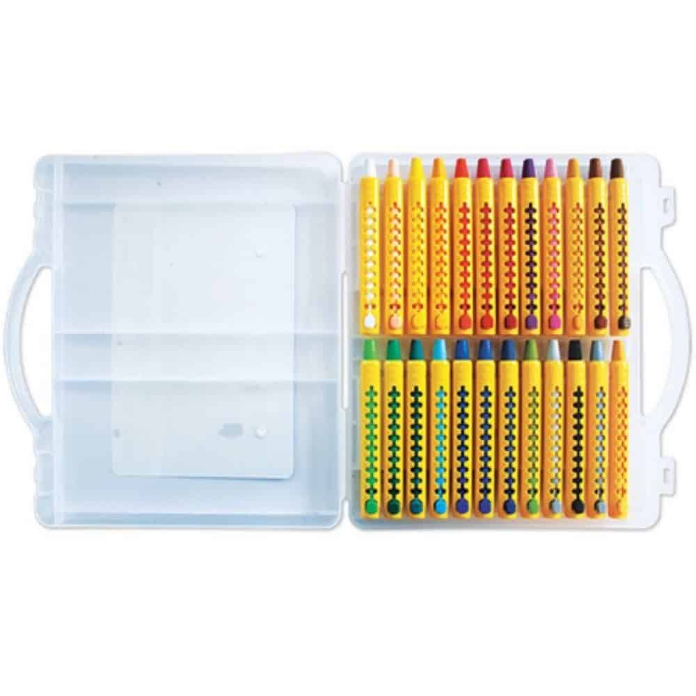 크레파스 24색 유치원크레파스 어린이그림그리기