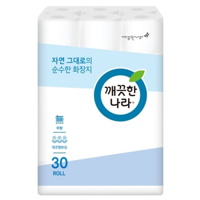 깨끗한나라)화장지(40MX30롤)