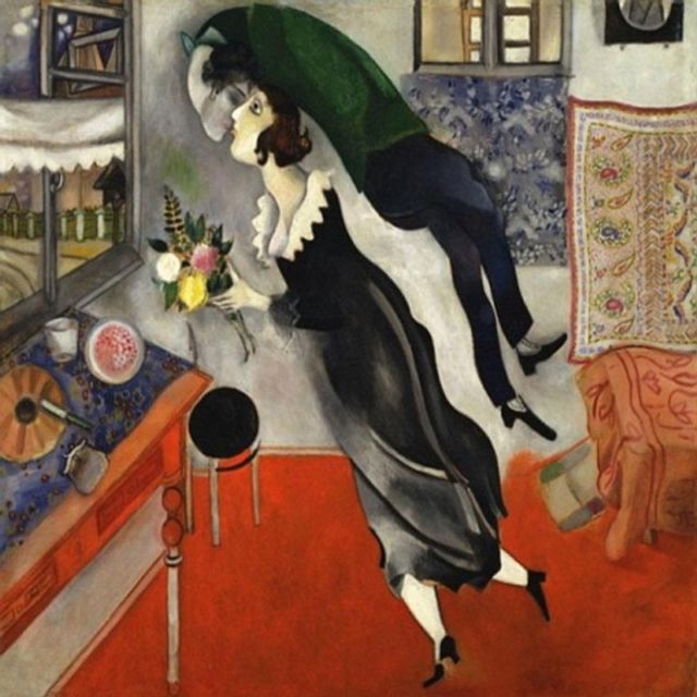 생일 그림 그리기 명화끄기 샤걀