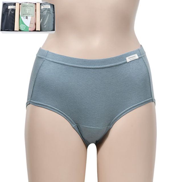 4중 라이너 팬티 3매입 오가닉 제로 레이어 안심속단