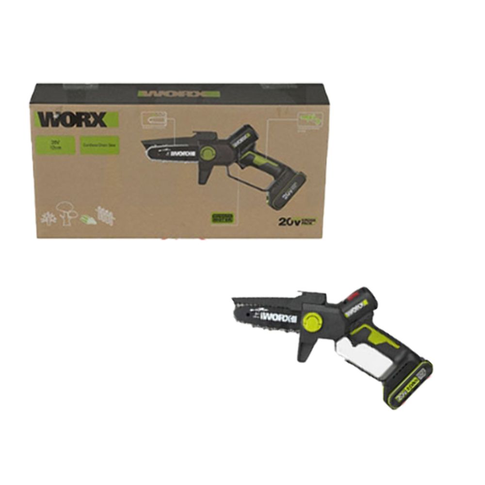 핸드컷소 전기톱 5650RPM WORX 충전체인톱 WD331 SET