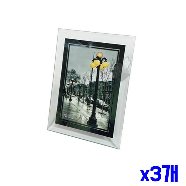 17.3X22.2cm 탁상액자 사진액자 유리액자 x3개 탁상용