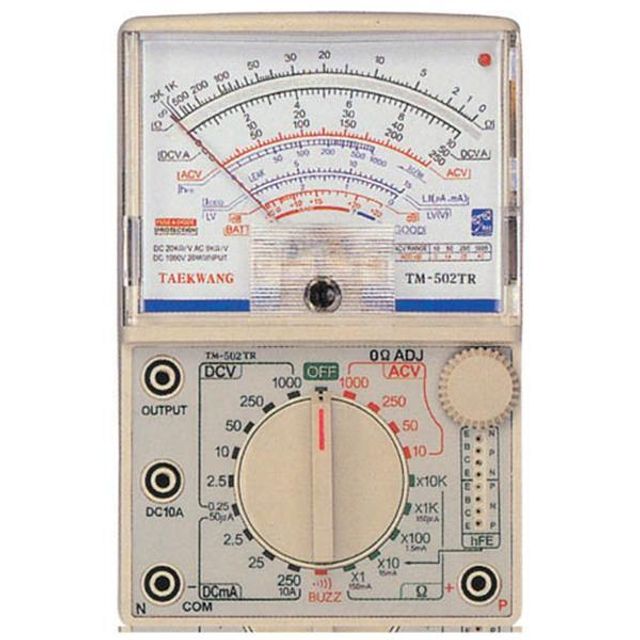 아날로그 테스터 TM-502TR 1000V 10A 20㏁