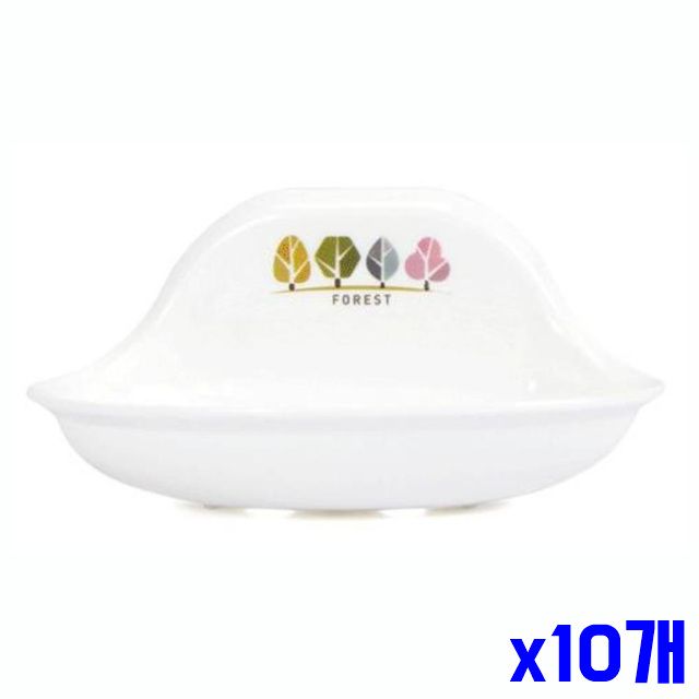 화이트 비누받침 x10개 비누대 위생적인 벽걸이 소