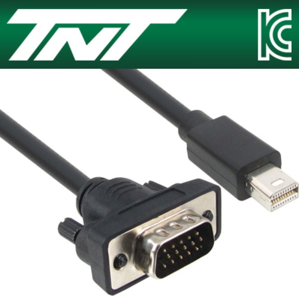 TNT NMJSTNT87 Mini DisplayPort to VGA 케이블 3m