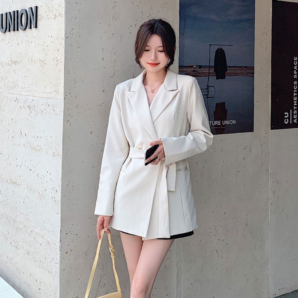 코디피셜 하프코트형 오버핏 여성 자켓
