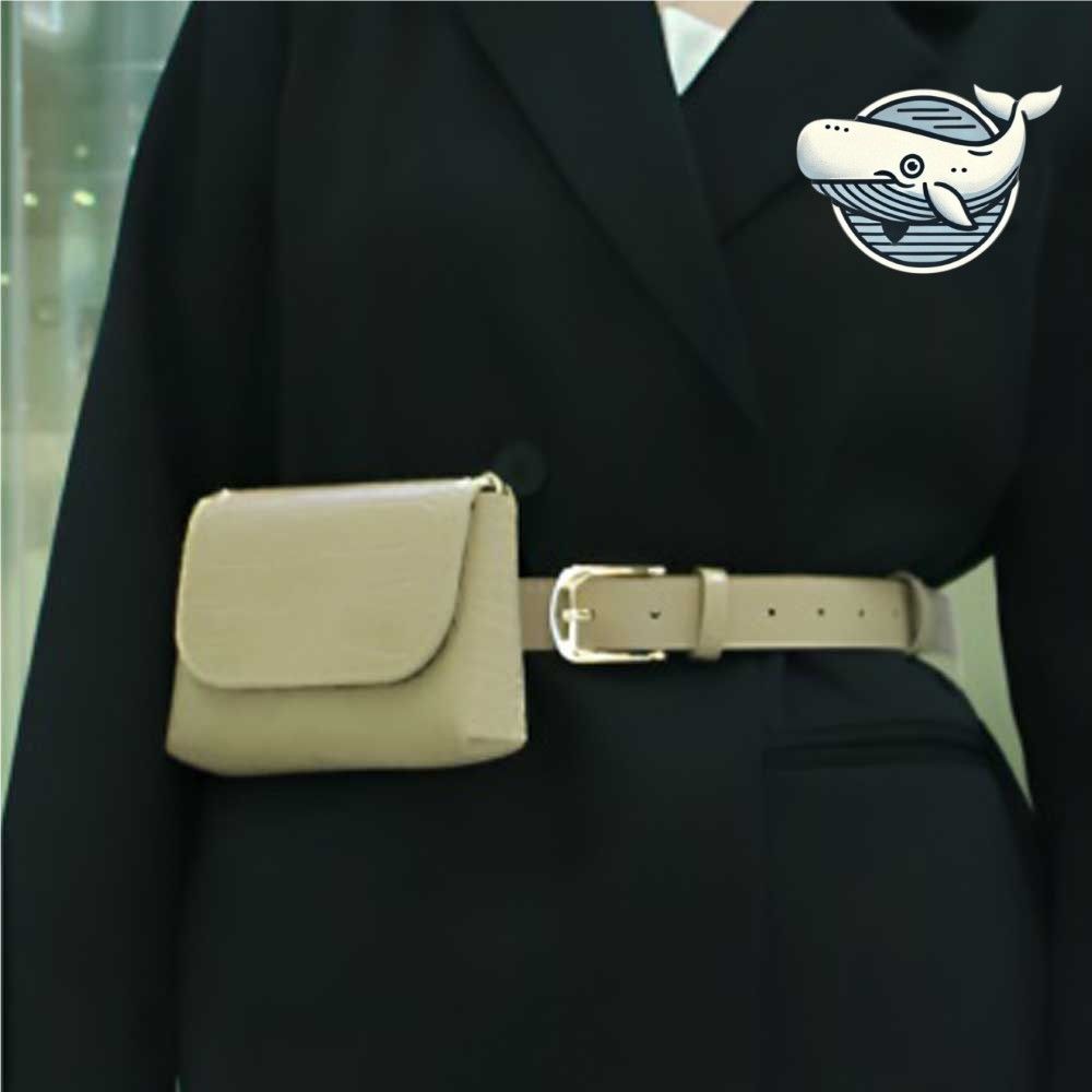 스타일리시한 여행용 벨트백 패셔너블 소품