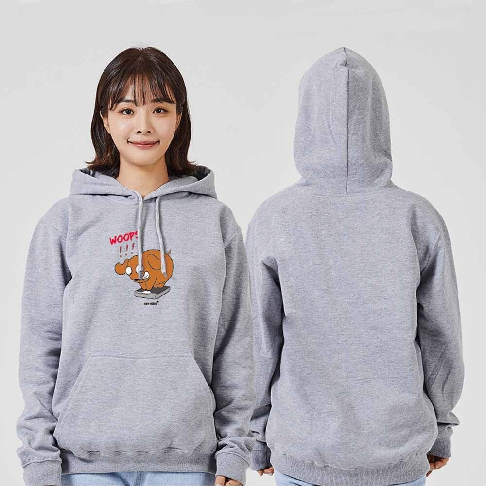 인쇄옷 과체중 체중 다이 어트 맨투맨 후드티