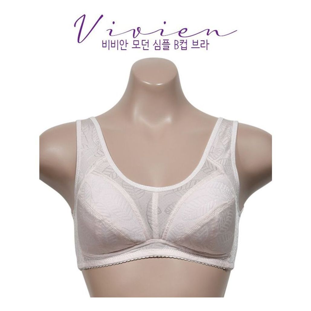 나뭇잎 속옷 홑겹 심플 여자 E컵 풀컵 모던