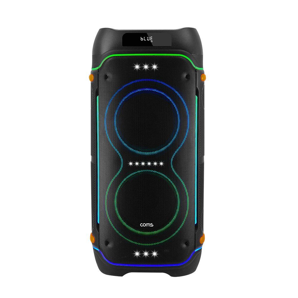 이동식 UHF 블루투스 스피커 앰프 무선 마이크 500W