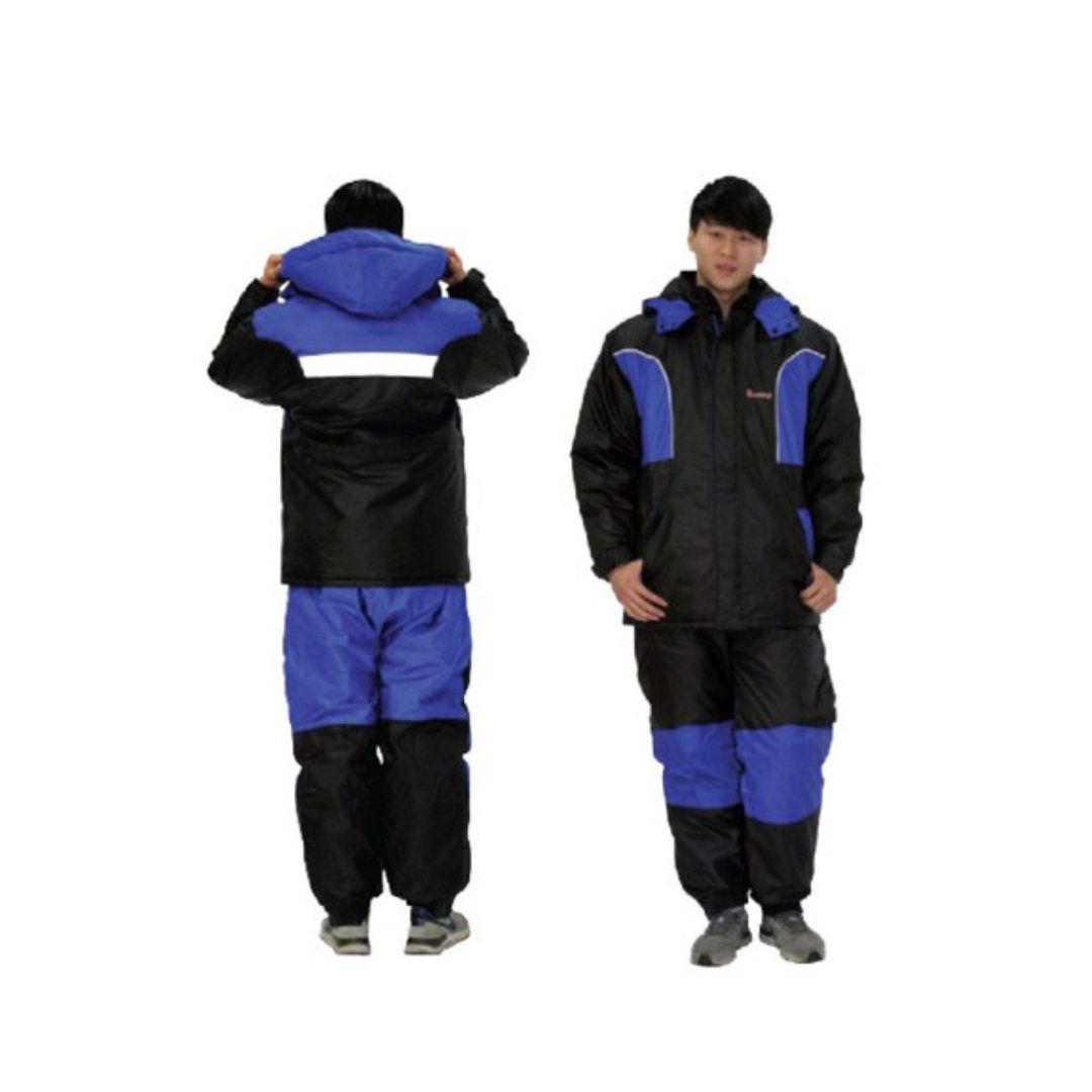 배달라이더 해상작업 AJIN 방수방한복 투피스 블랙M