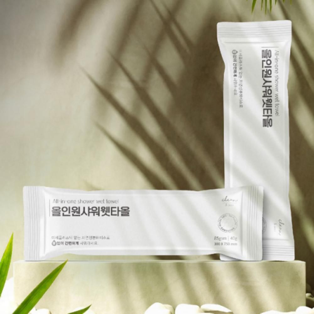 타올 세정 샤워 특대형 바디 여행 캠핑 환자 30p