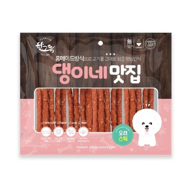 댕이네맛집 오리스틱 1박스 300gx50개