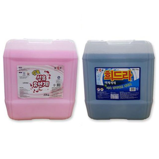 천광 20kg 희드라 업소 액체세제 섬유유연제 장미향