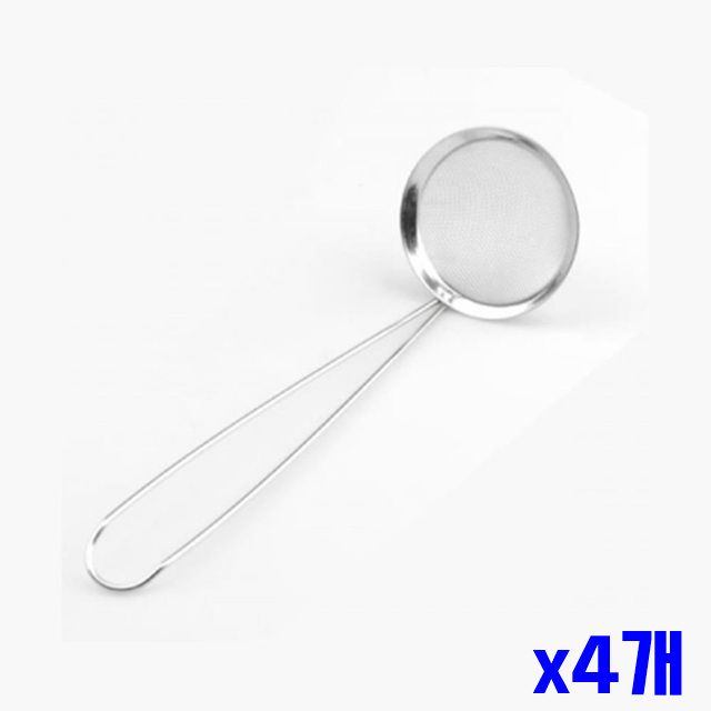 스텐 거품건지기 고급 소 거품국자 건지기국자 x4개