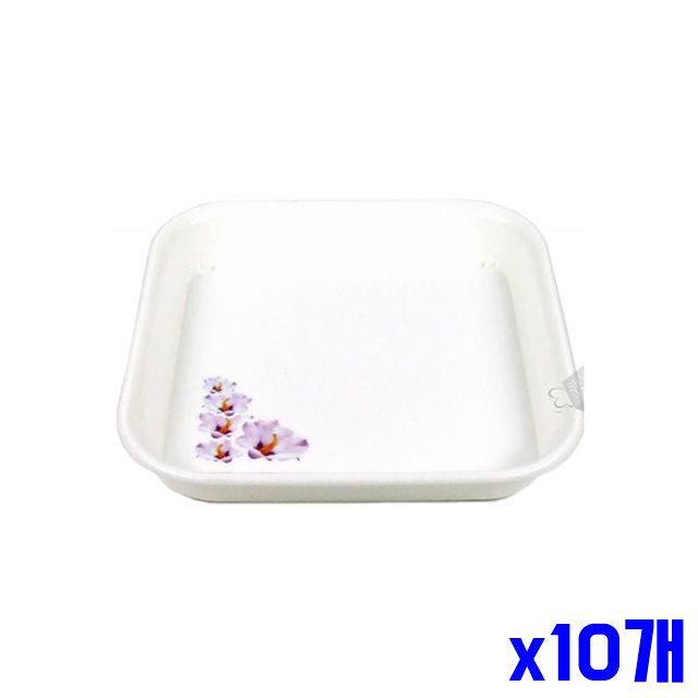 화분받침 화분받침대 정사각 x10개 20.5x20.5x3.1cm