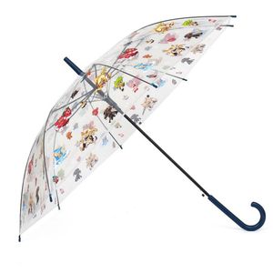 아이티알,NE 쿠키런 크래커 투명 60우산 캐릭터 학생 자동 장우산