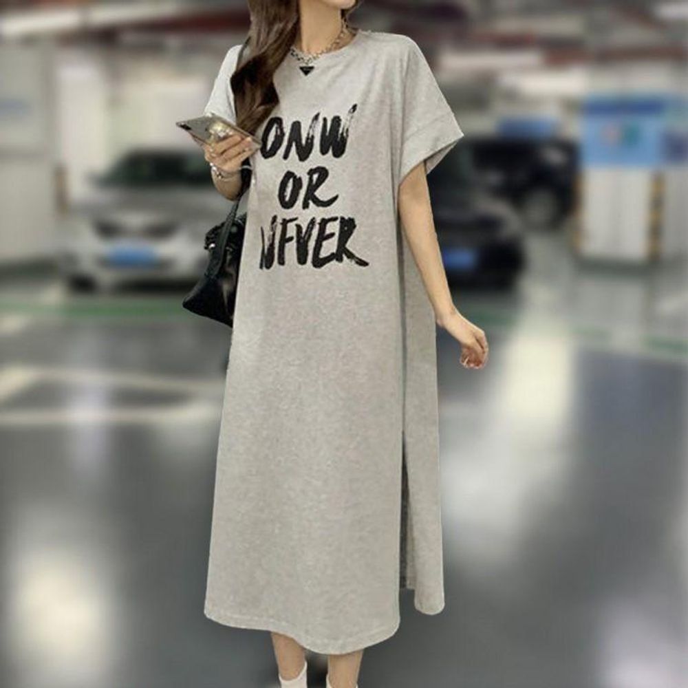 롱 긴 원피스 그레이 롱원피스 휴양지 바캉스