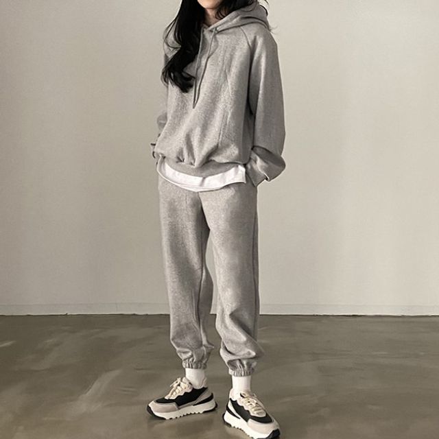 패션 1컬러 여성 상하의 셋업