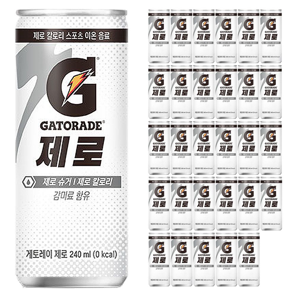 롯데 게토레이 제로 240mlx30캔
