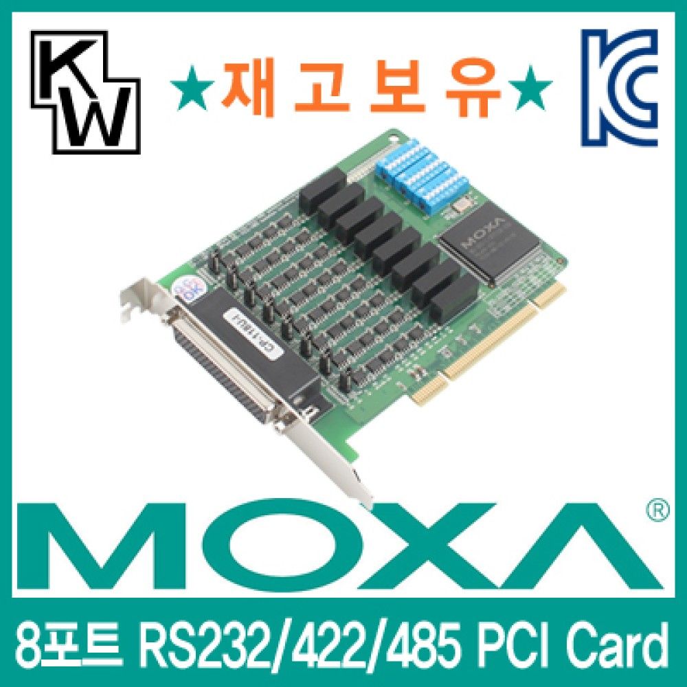 MOXA CPJS118UJSI 8포트 PCI RS232JS422JS485 시리얼