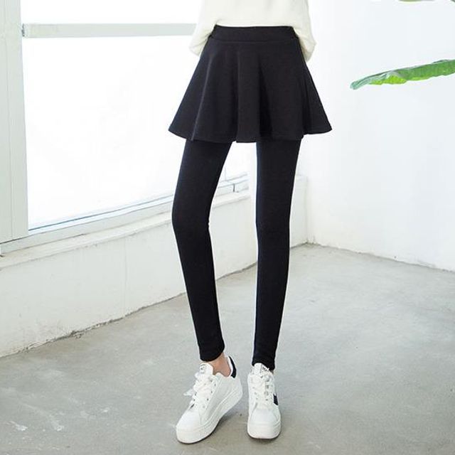 LEGGINGS 스커트 기모 기본 스타킹 데이 기모