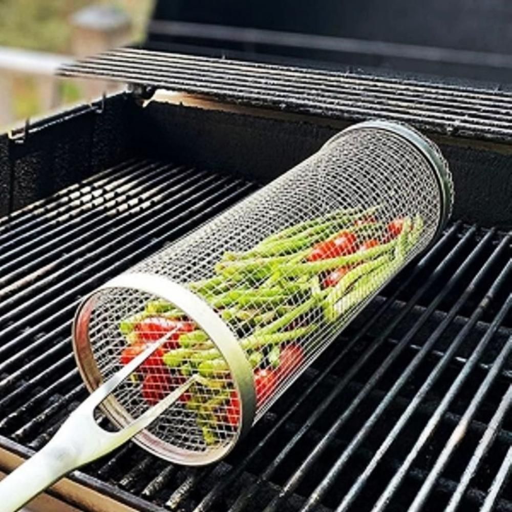 bbq 통 원통 그릴 캠핑 통그릴 30cm