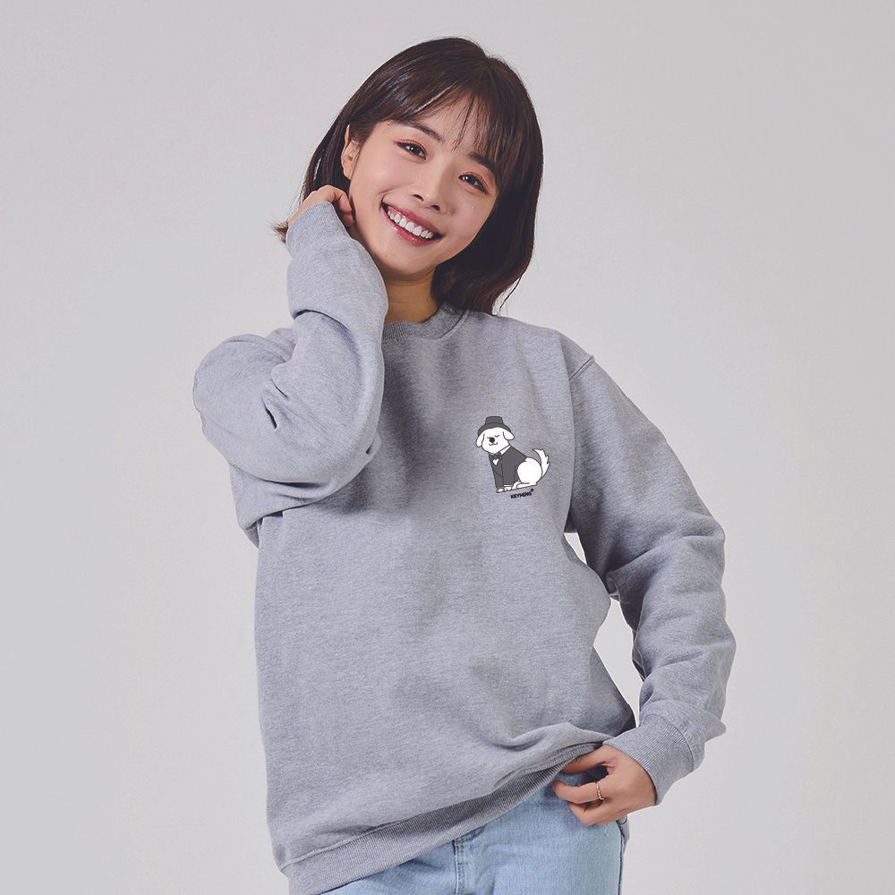 키밍 귀여운 강아지 가을 맨투맨 그래픽맨투맨 후드티