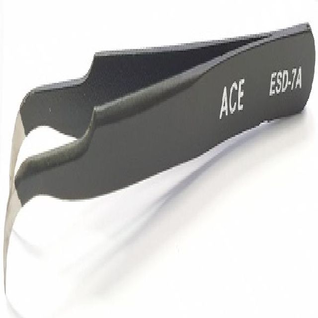 ACE+ 정밀 산업 수작업 정전기 트위져 핀셋 ESD-7A