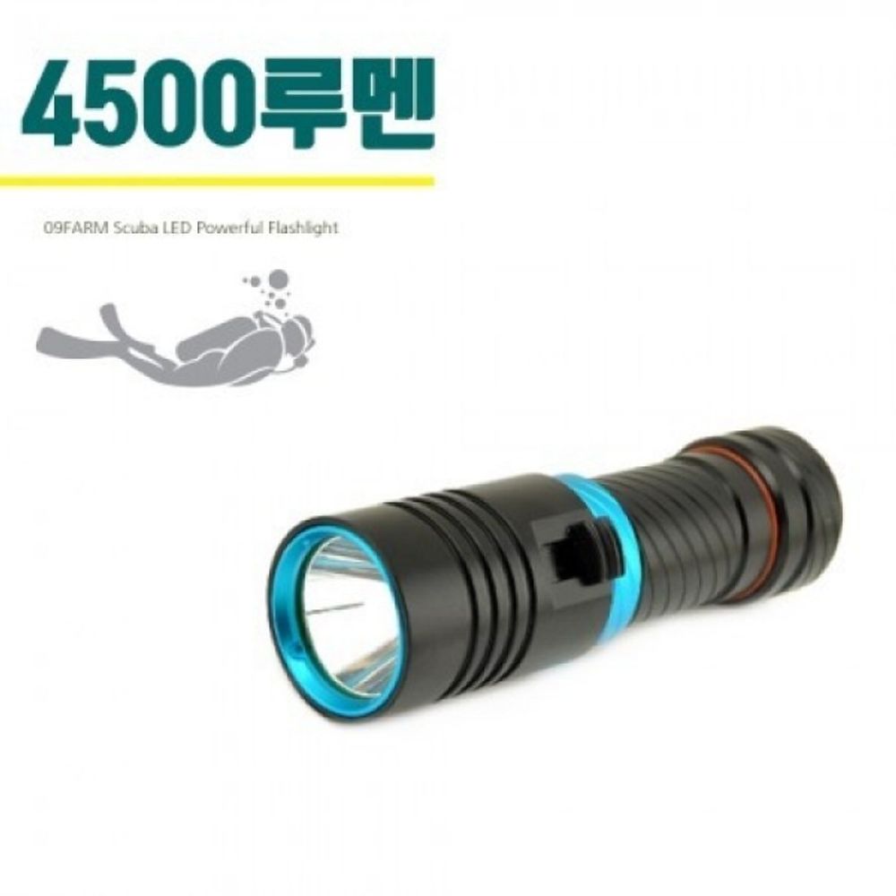 2019 NEW 4500루멘 다이빙 SCUBA LED랜턴 스컬4500