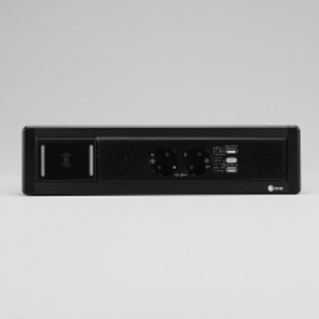 BIS 빌트인 가구 매입 콘센트 BID-202MWBT 블랙