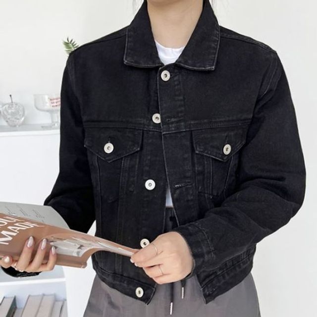 봄잠바 아우터 봄자켓 2색 청 청자켓 자켓 진