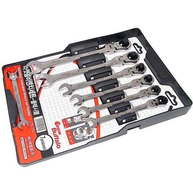 플렉시블 라쳇렌치 세트 7pcs (SET)