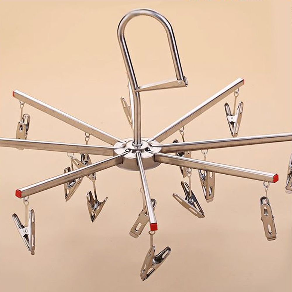 스텐 빨래집게 양말 걸이 문어발 속옷 건조대