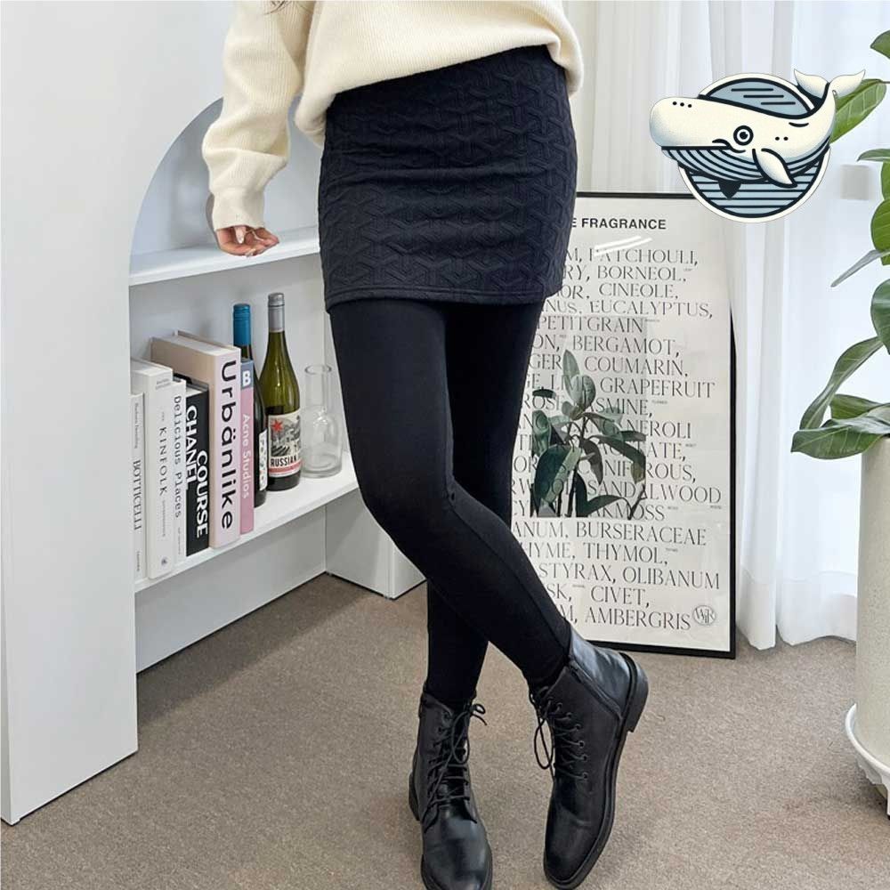 스타일리쉬 데일리 스커트 레깅스 4부 여성