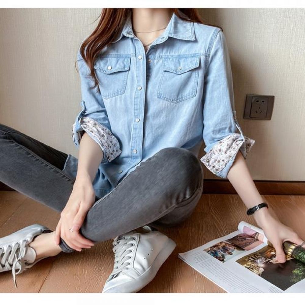 교실 쉬미리 남방 슬림핏 데일리 캐주얼 굿블라