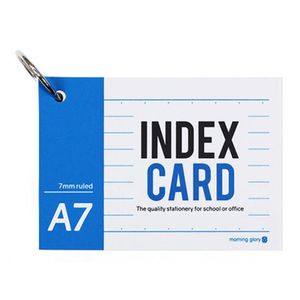 아이티알,NE 정보카드 (A7) X5개 유선 인덱스 암기카드 단어장