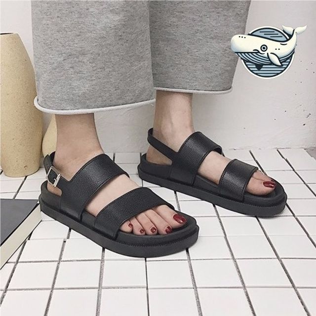 여름 슬리퍼 캐주얼샌들 편안한 굵은스트랩
