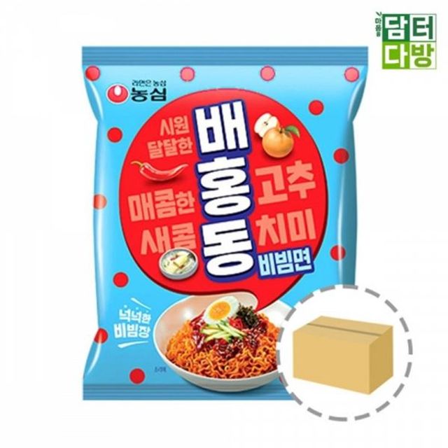 배홍동비빔면 농심 32봉 1BOX 배흥동비빔 비빔면 농심